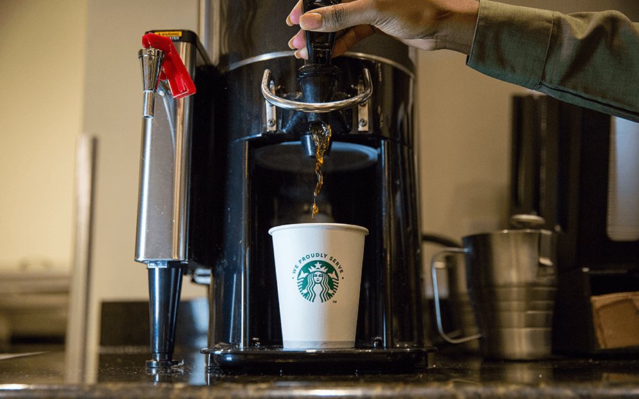 Starbucks Coffee Available at Perks Harlow's Casino Coffee Shop