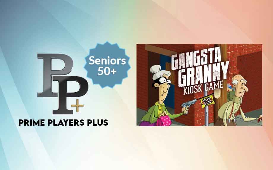 Harlow's Casino Gangsta Granny Kiosk Game Promotion