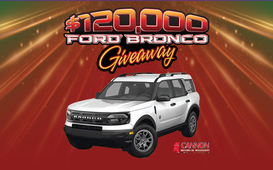 $120,000 Ford Bronco Giveaway at Harlow's Casino in Greenville, MS