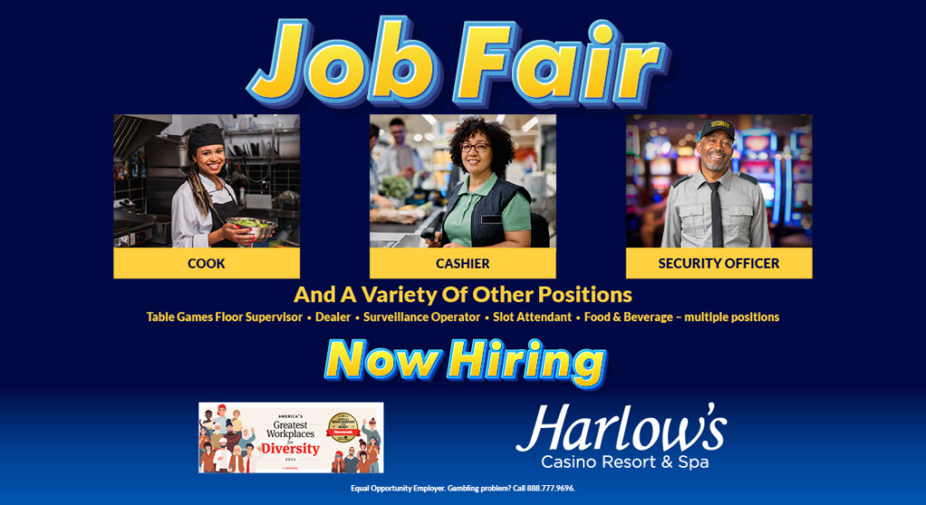 Job fair at Harlow's Casino Resort & Spa
