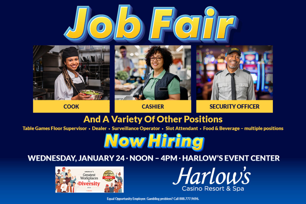 Job Fair at Harlow's Casino Resort & Spa