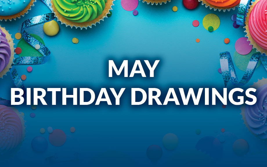 May Birthday Drawings at Harlow's Casino in Greenville, MS.