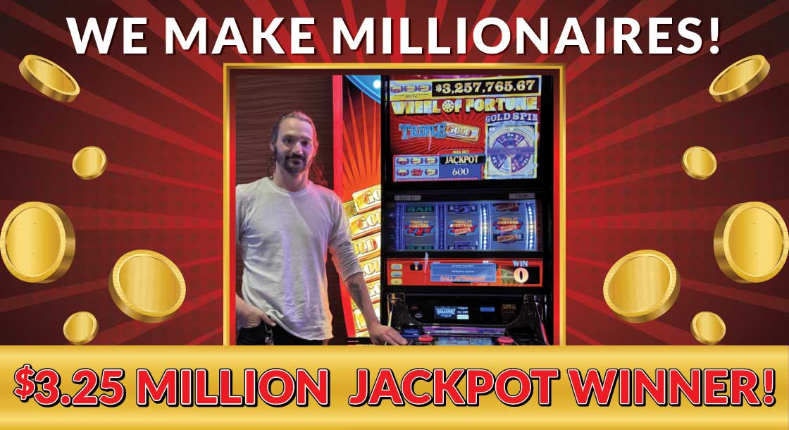 Millionaire Jackpot Winner at Harlow's Casino Resort